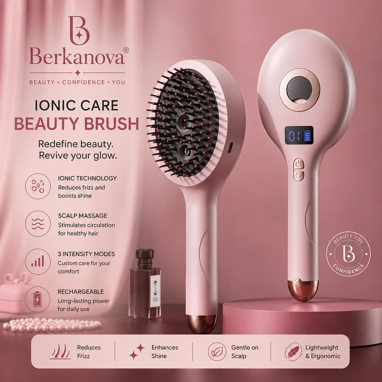 Red Light Therapy Hair Growth Comb for Daily Hair Care