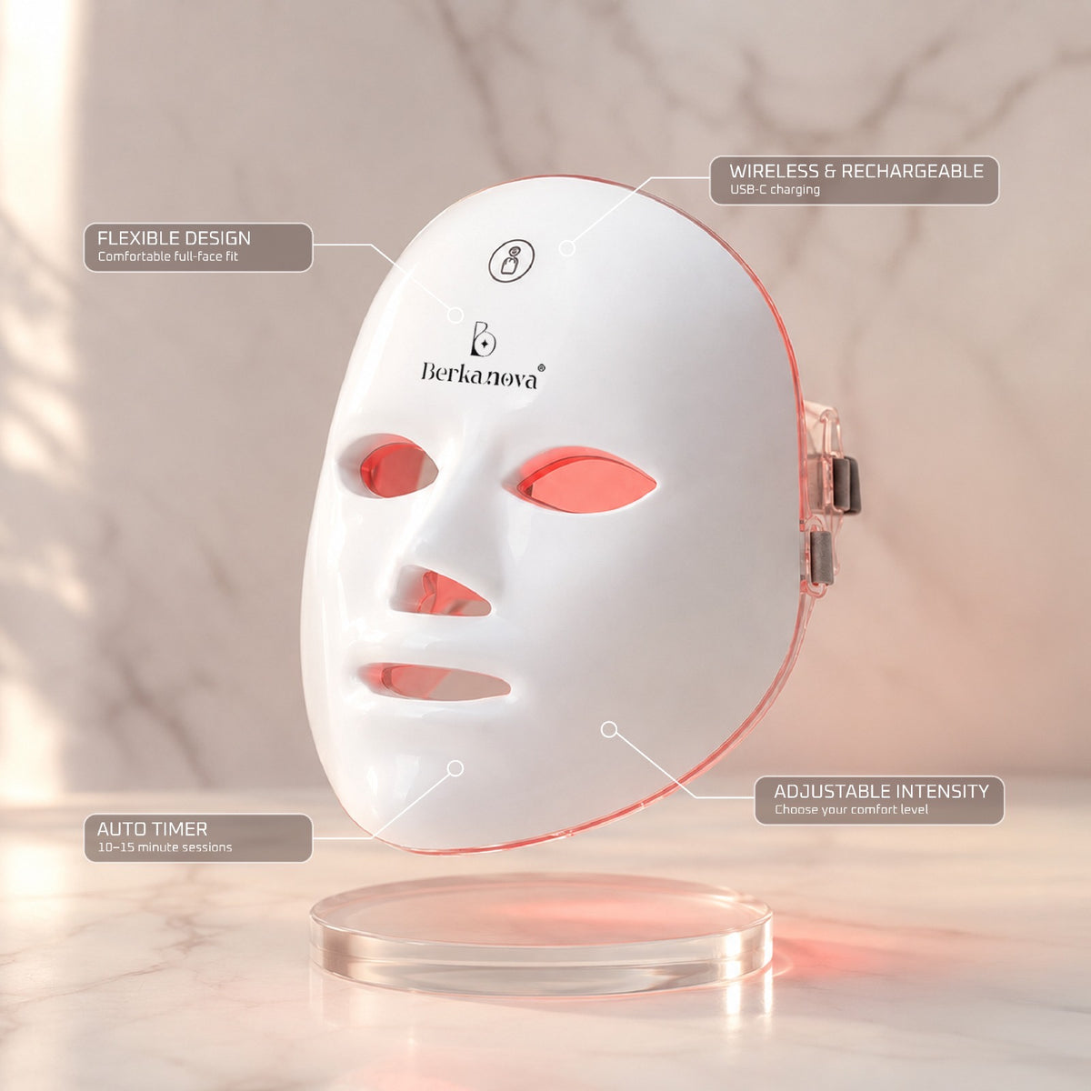 7 Color LED Light Therapy Face Mask for Skin Rejuvenation