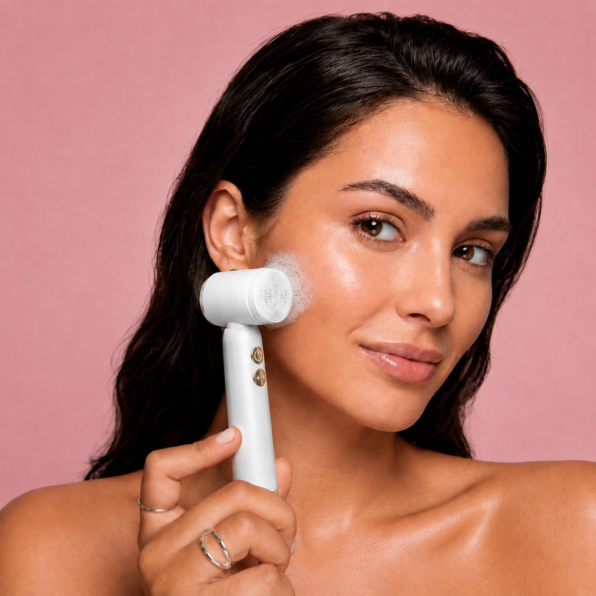 Electric Silicone Facial Cleansing Brush 3-Speed Waterproof