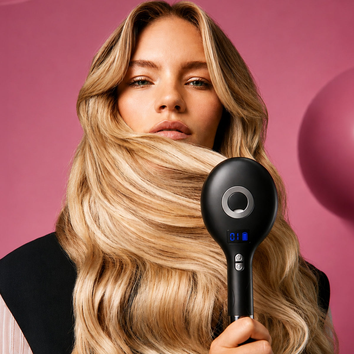 Red Light Therapy Hair Growth Comb with Vibration Massage
