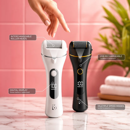 Electric Foot Callus Remover with Digital Display