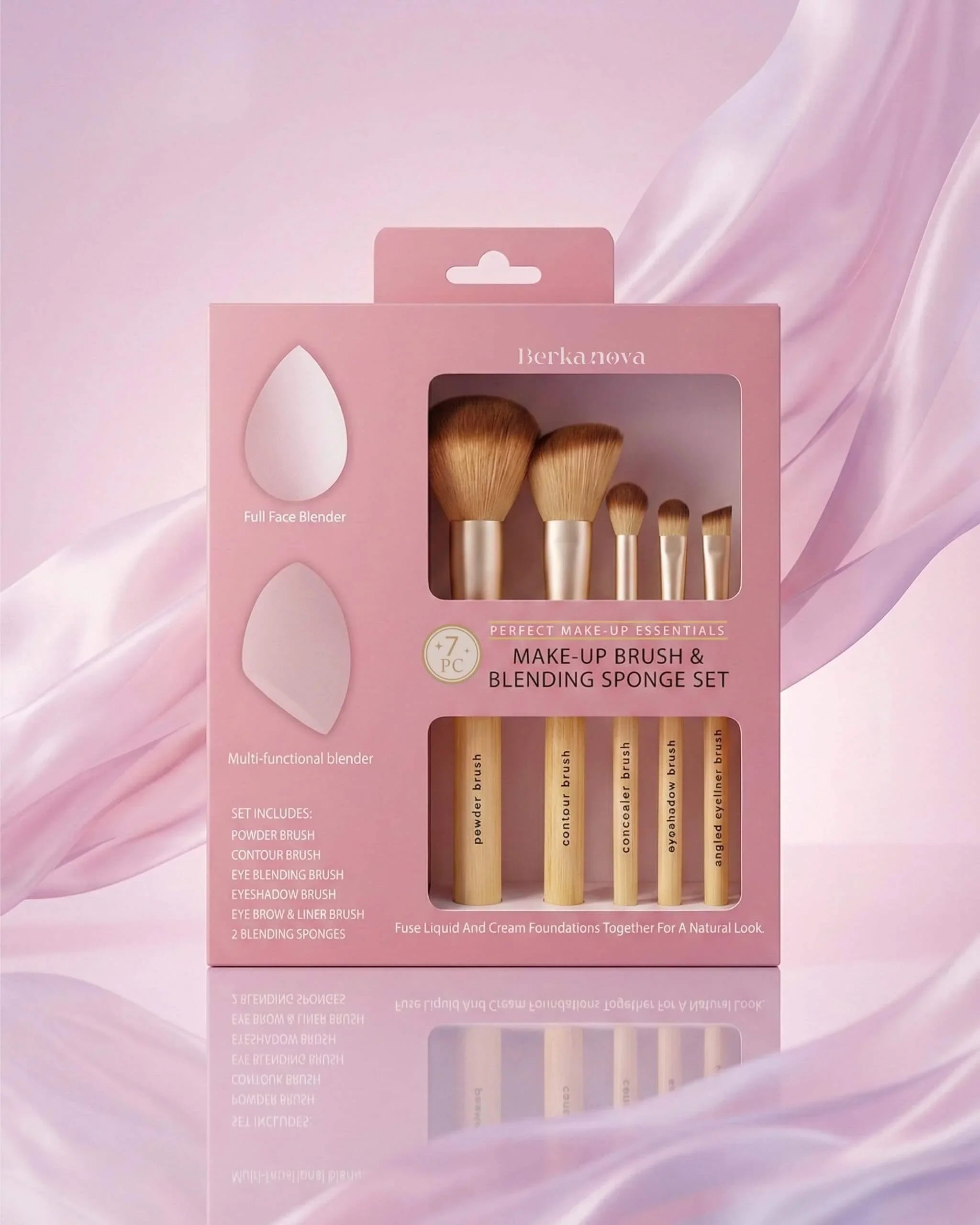 Makeup Brush and Sponge Set for Everyday Makeup