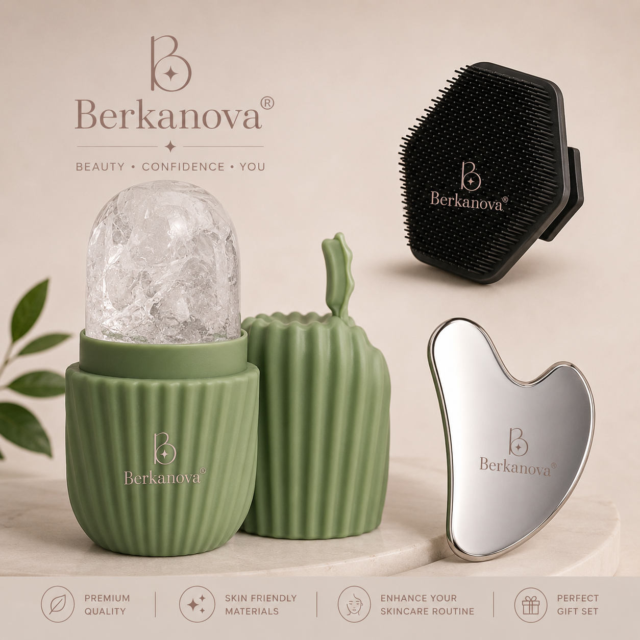 Portable Facial Ice Roller for Daily Skincare