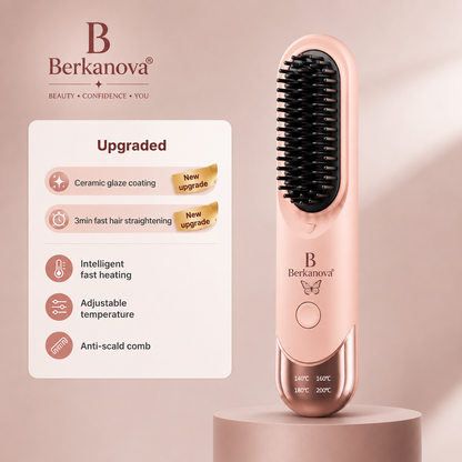 Portable Ionic Hair Care Comb with Anti-Static Technology